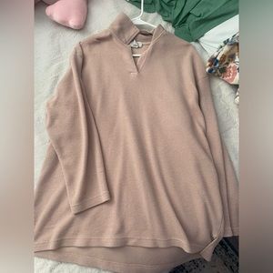 Express tricot long sleeve. light pink